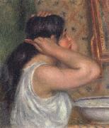 The Toilette Woman Combing Her Hair, Pierre Renoir